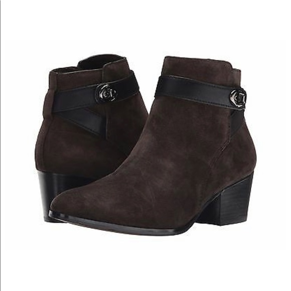 Coach | Women's Ankle Boots| Size 8.5| Brown/Black - Picture 1 of 4